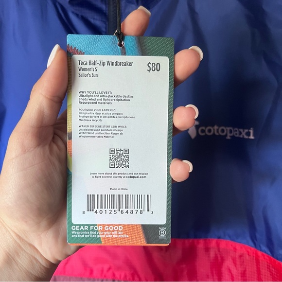 Women’s Cotopaxi Windbreaker BNWT Size Small - Picture 5 of 8